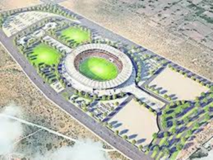 जयपुर में रखी गई दुनिया के तीसरे सबसे बड़े क्रिकेट स्टेडियम की आधारशिला