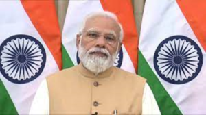 प्रधान मंत्री मोदी ने मानेसर में 'किसान ड्रोन यात्रा' का वस्तुतः उद्घाटन किया और 100 किसान ड्रोन को झंडी दिखाकर रवाना किया
