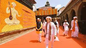 पीएम मोदी ने पुणे में जगतगुरु श्रीसंत तुकाराम महाराज शिला मंदिर का उद्घाटन किया
