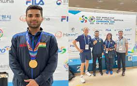 भारत के अर्जुन बबुता ने दक्षिण कोरिया में ISSF विश्व कप में पहला स्वर्ण पदक जीता
