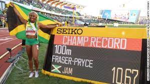 शेली-एन फ्रेजर-प्राइस ने यूजीन, ओरेगन में 5वां विश्व 100 मीटर खिताब जीता