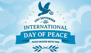 21 सितंबर को अंतर्राष्ट्रीय शांति दिवस मनाया जाता है